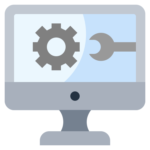 Computer wrench icon
